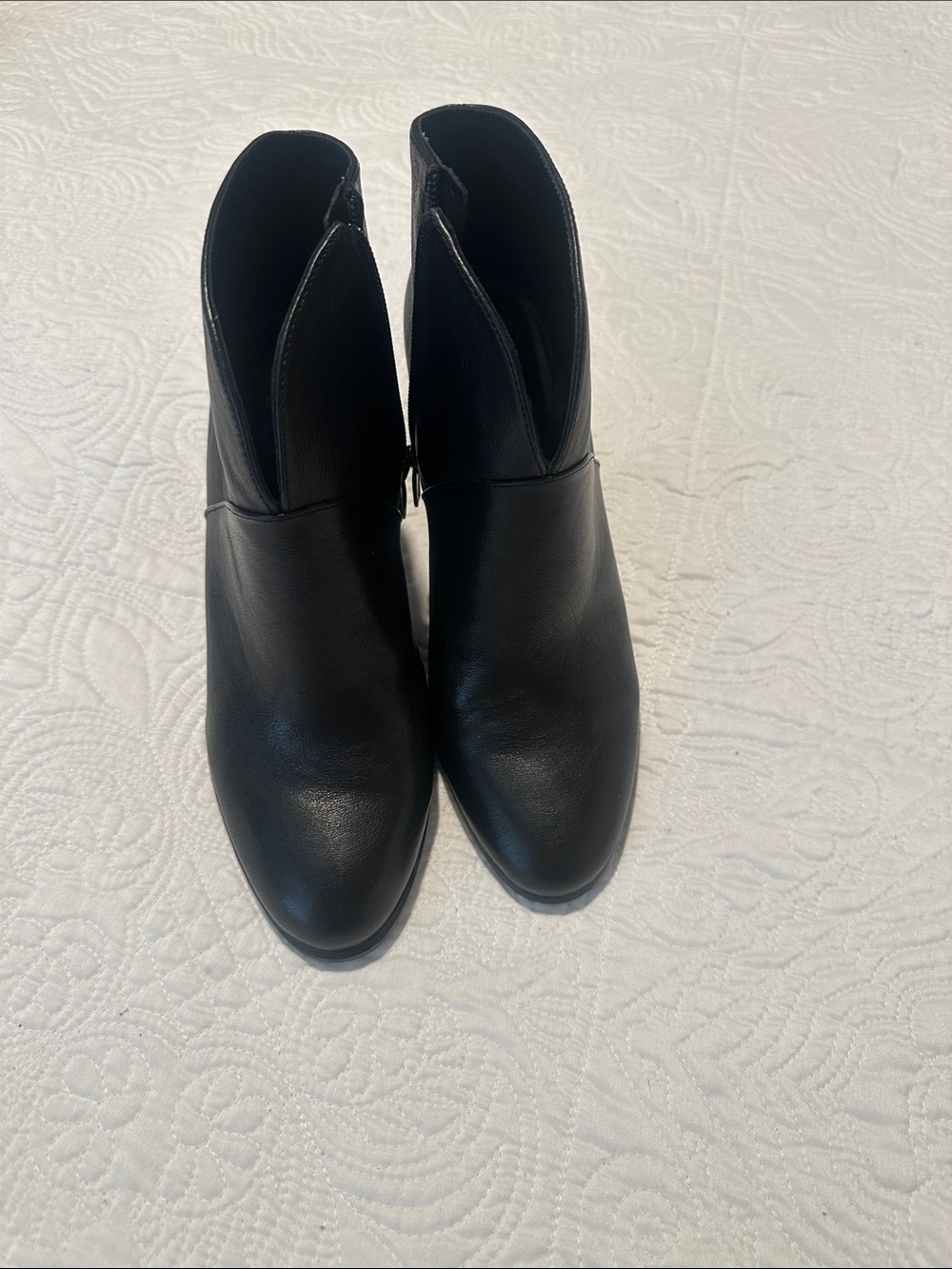 Black Women's Ankle Boots - Sleek Leather Style